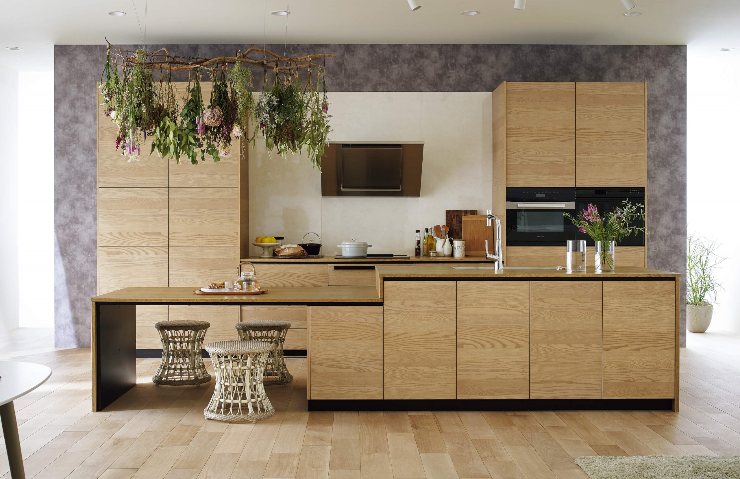 クリナップ セントロ コンロ下 うち引き出し クリナップSTEDIA収納事例